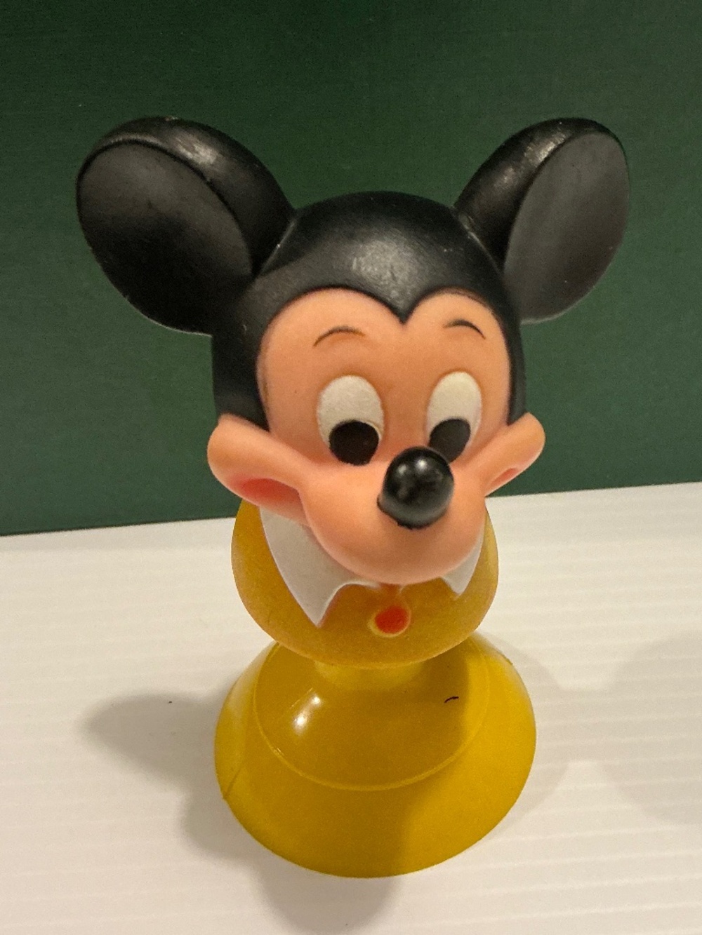 Vintage Danara Disney Mickey Mouse Suction Cup High Chair Rattle Toy 1970s